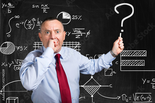 Photo: Doubtful businessman Doubtful businessman