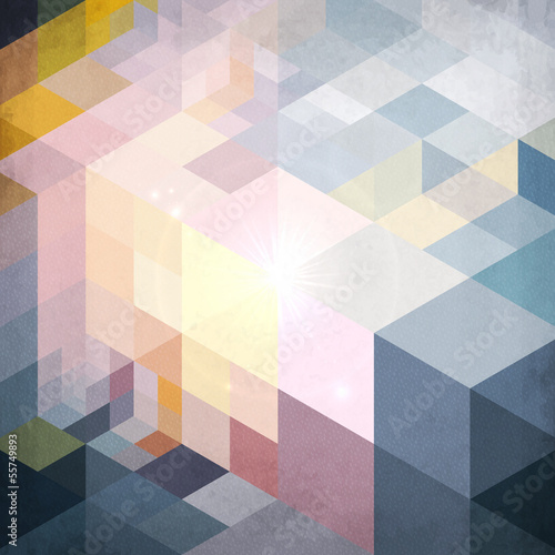 Vector: Abstract geometry blue vector grunge background Abstract geometry blue vector grunge background