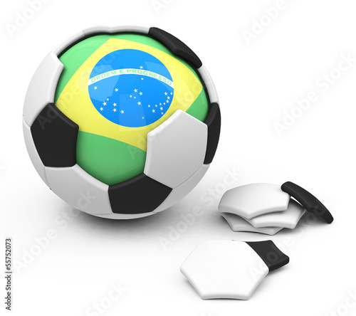 Illustration: Fußball in Brasilien Fußball in Brasilien