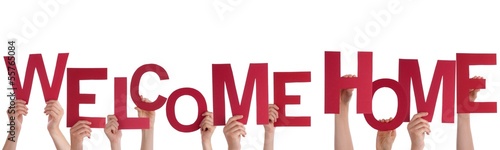 Photo: Many Hands Holding a Welcome Home Many Hands Holding a Welcome Home
