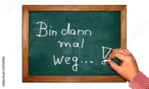 Illustration: Kreidetafel II - Weg Kreidetafel II - Weg