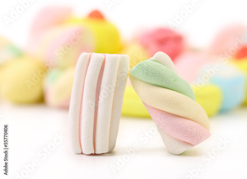Photo: Colorful marshmallows Colorful marshmallows