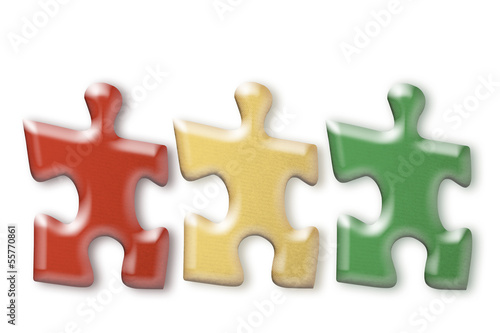 Photo: Puzzle-Stücke Puzzle-Stücke