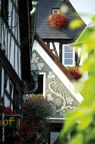 Photo: Deutschland, Rüdesheim, historische Fassaden Deutschland, Rüdesheim, historische Fassaden