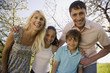 Foto: Deutschland, Baden Württemberg, Tübingen, Family Portrait, lächelnd, Nahaufnahme Deutschland, Baden Württemberg, Tübingen, Family Portrait, lächelnd, Nahaufnahme
