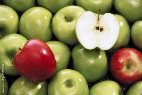 Photo: Frische Äpfel, Nahaufnahme Frische Äpfel, Nahaufnahme