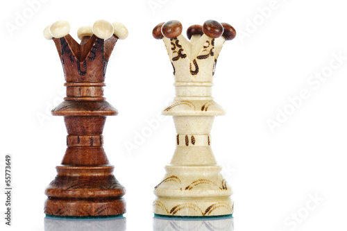 Photo: Zwei Schachfiguren Zwei Schachfiguren