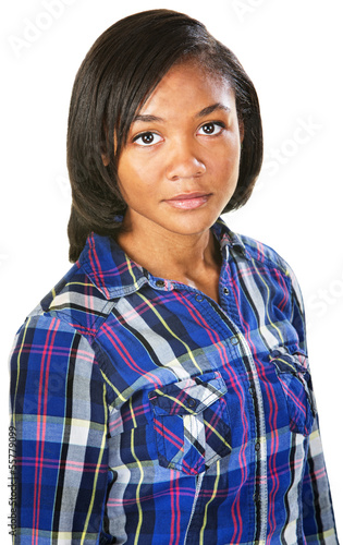 Photo: Serious Black Teenager Serious Black Teenager