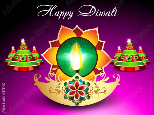 Vector: Diwali Background With Sparkle Diwali Background With Sparkle