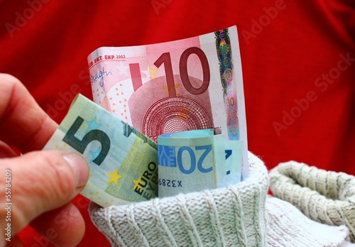 Photo: geld im socken geld im socken