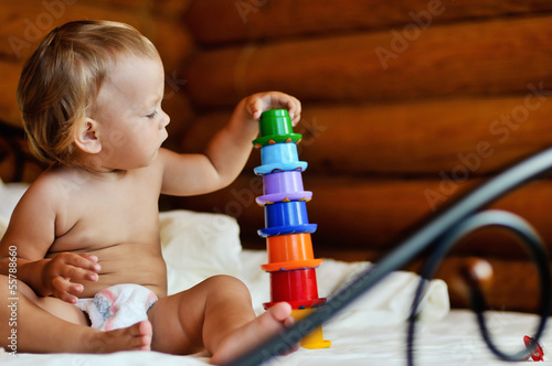 Photo: baby and toys baby and toys