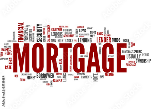 Vector: Mortgage (loan, property, home, bank) Mortgage (loan, property, home, bank)