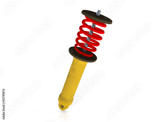 Illustration: stoßdämpfer stoßdämpfer