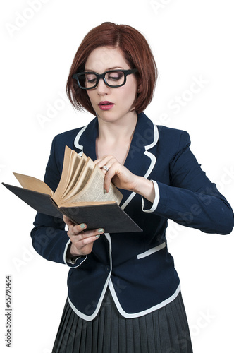 Photo: Woman Reading a Book Woman Reading a Book
