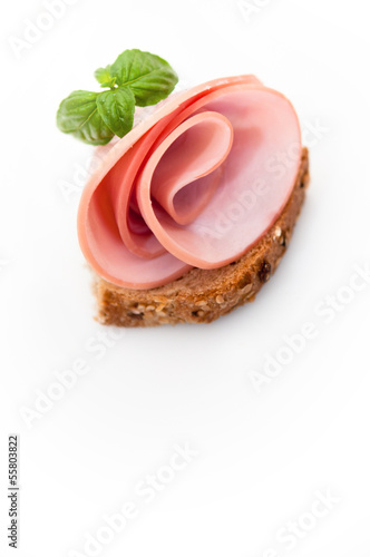 Photo: ham - slices meat ham - slices meat