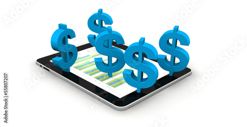 Illustration: Tablet Business Tablet Business