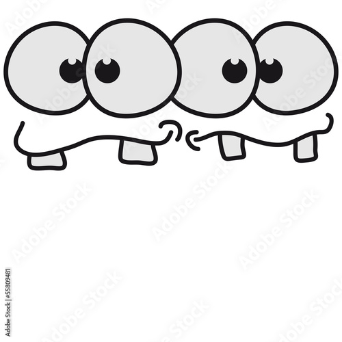 Illustration: 2 Funny Faces 2 Funny Faces