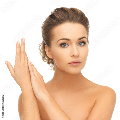 Photo: beautiful woman with long hair beautiful woman with long hair