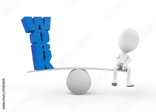 Illustration: work balance work balance