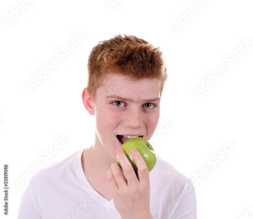 Photo: Apfel essen Apfel essen