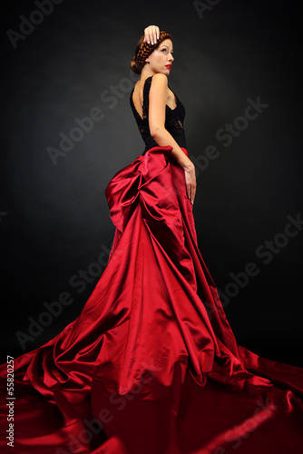 Photo: Lady in red Lady in red