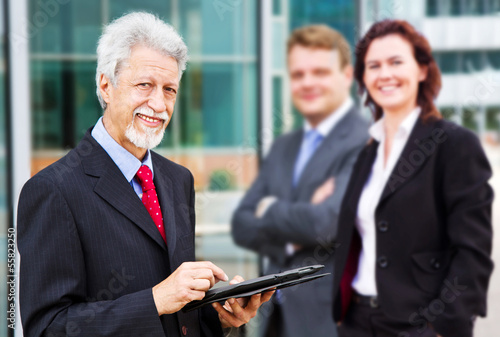 Photo: business team business team