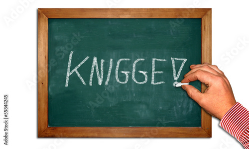 Illustration: Kreidetafel II - Knigge Kreidetafel II - Knigge