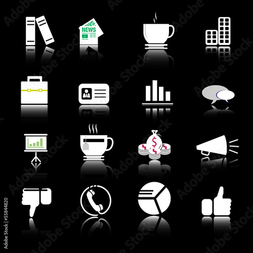 Vector: business icons set business icons set
