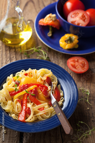 Photo: tagliatelle peperonata tagliatelle peperonata