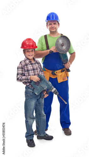 Photo: The power team - vocational guidance concept The power team - vocational guidance concept