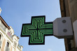 Green pharmacy sign Green pharmacy sign