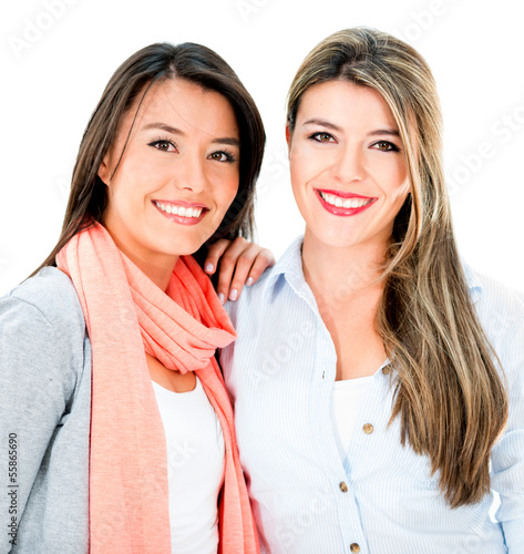 Photo: Beautiful sisters smiling Beautiful sisters smiling