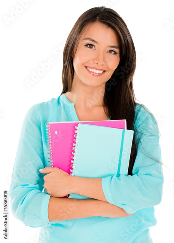 Photo: Happy female student Happy female student