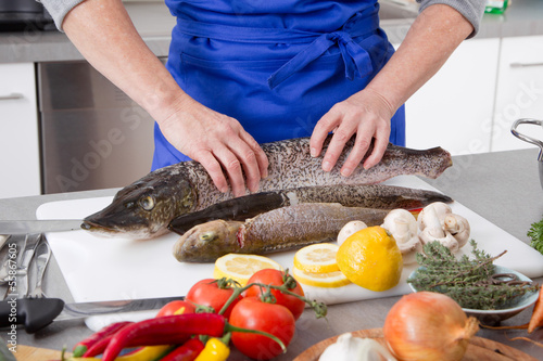 Photo: Frischer Fisch - Hecht Frischer Fisch - Hecht
