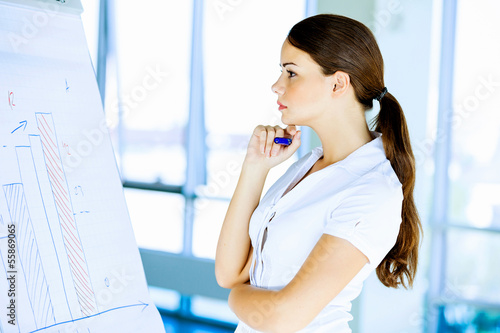 Photo: Confident businesswoman Confident businesswoman