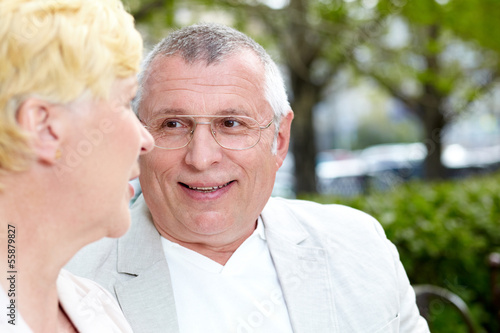 Photo: Having talk Having talk