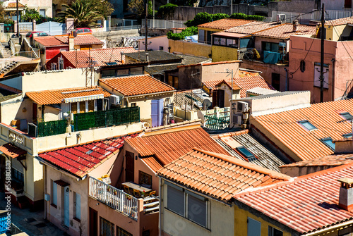 Photo: View of Vallon des Auffes, fishing port in Marseille. France View of Vallon des Auffes, fishing port in Marseille. France