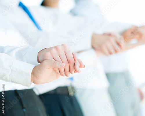 Photo: concept of teamwork concept of teamwork