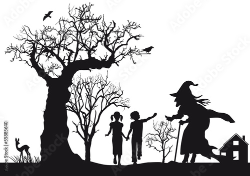 Vector: Hänsel and Gretel Hänsel and Gretel