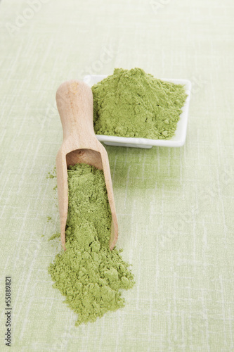 Photo: Barley grass. Barley grass.