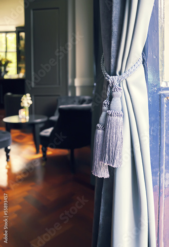 Photo: Curtains in classic interior Curtains in classic interior