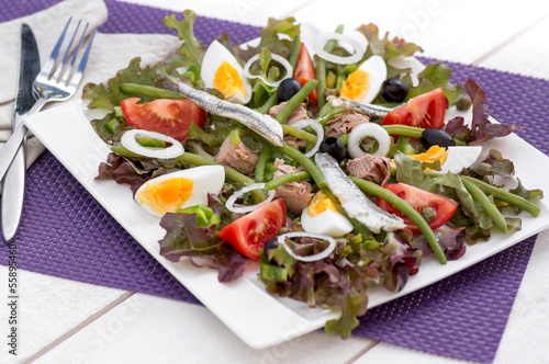 Photo: salade niçoise 6 salade niçoise 6