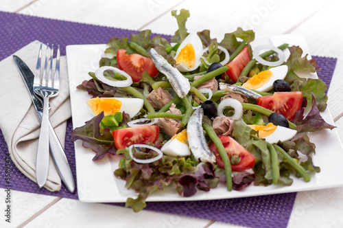 Photo: salade niçoise 1 salade niçoise 1
