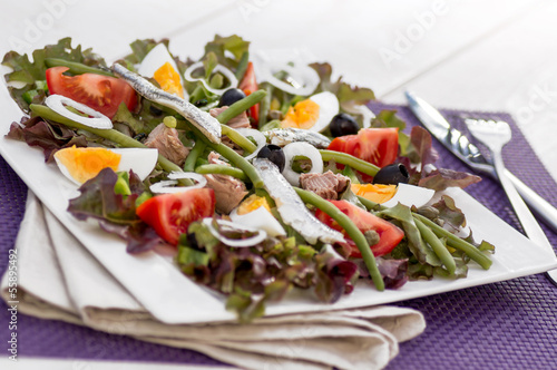 Photo: salade niçoise 2 salade niçoise 2