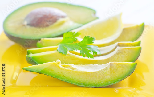 Photo: salad with avocado salad with avocado
