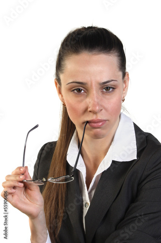 Photo: Serious business woman Serious business woman