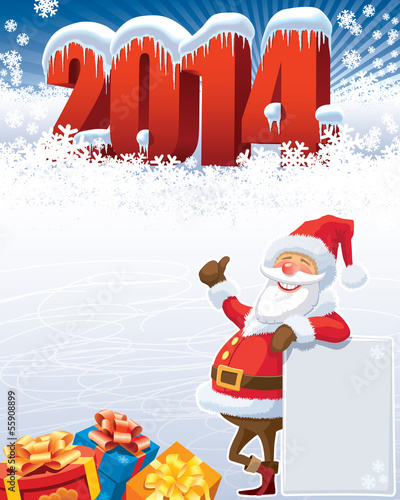 Vector: New Year 2014 New Year 2014