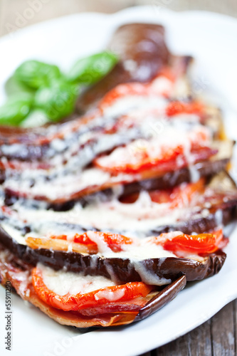 Photo: Roasted eggplant Roasted eggplant