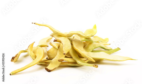 Photo: Pile of yellow wax bean pods Pile of yellow wax bean pods