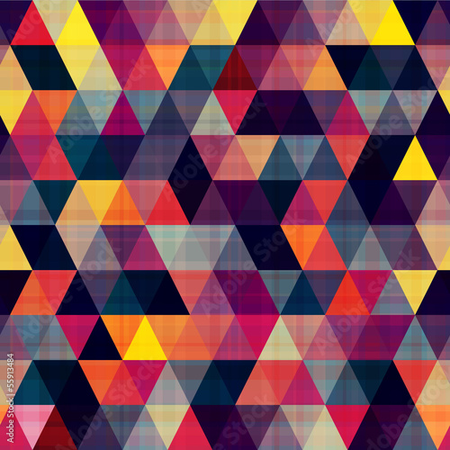 Fototapeta seamless triangle background